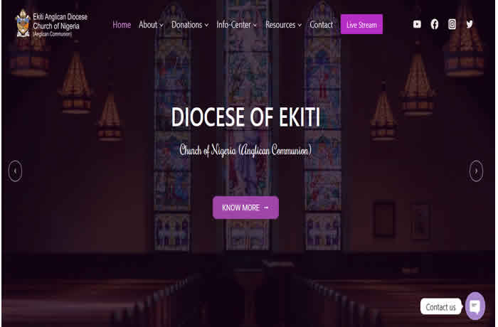 Ekiti Anglican Bishop, Rt. Rev’d Andrew Olusola Ajayi Launches New Diocesan Official Website